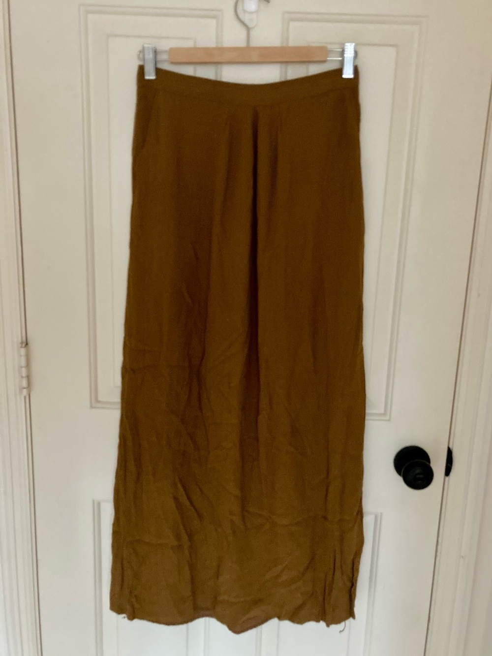 Vintage Madewell silky column maxi skirt